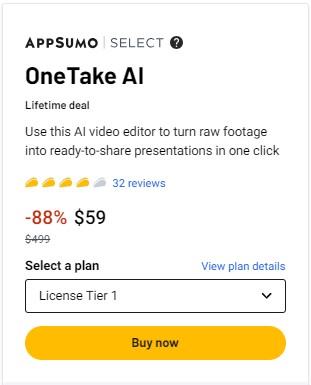 Onetake ai video maker